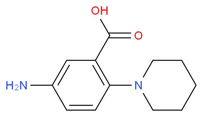 5-Amino-2-piperidin-1-yl-benzoic acid_Molecular_structure_CAS_65989-46-0)