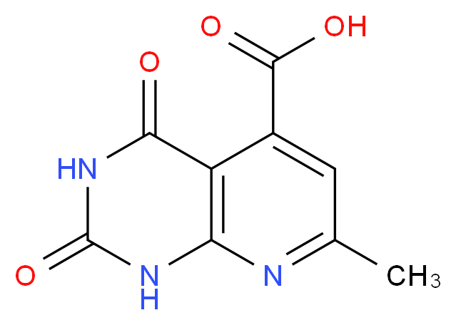 7-methyl-2,4-dioxo-1H,2H,3H,4H-pyrido[2,3-d]pyrimidine-5-carboxylic acid_Molecular_structure_CAS_)