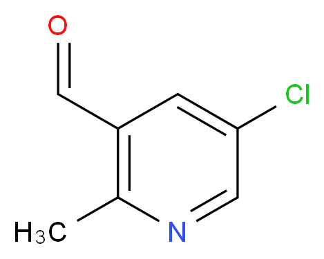 5-Chloro-2-methylnicotinaldehyde_Molecular_structure_CAS_1060814-56-3)