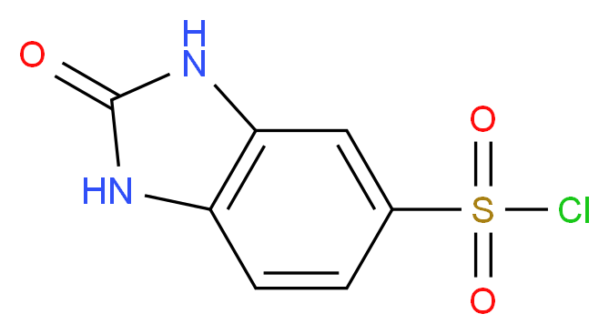 2-Oxo-2,3-dihydro-1H-benzoimidazole-5-sulfonyl chloride_Molecular_structure_CAS_53439-87-5)