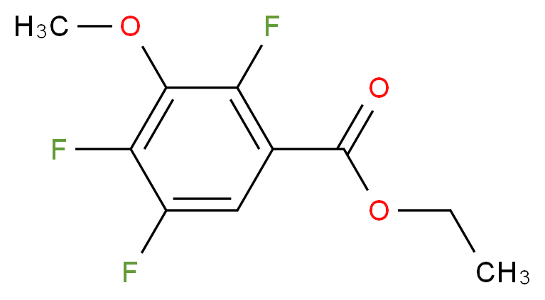 Ethyl 3-methoxy-2,4,5-trifluorobenzoate 97%_Molecular_structure_CAS_)