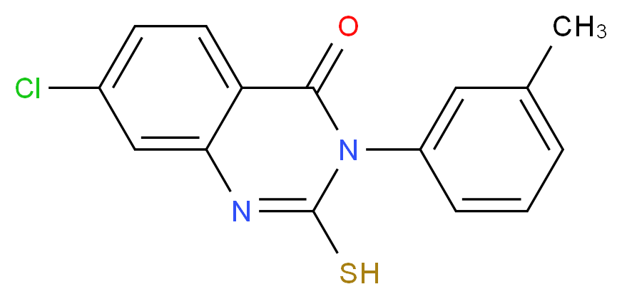 7-Chloro-2-mercapto-3-m-tolyl-3H-quinazolin-4-one_Molecular_structure_CAS_)