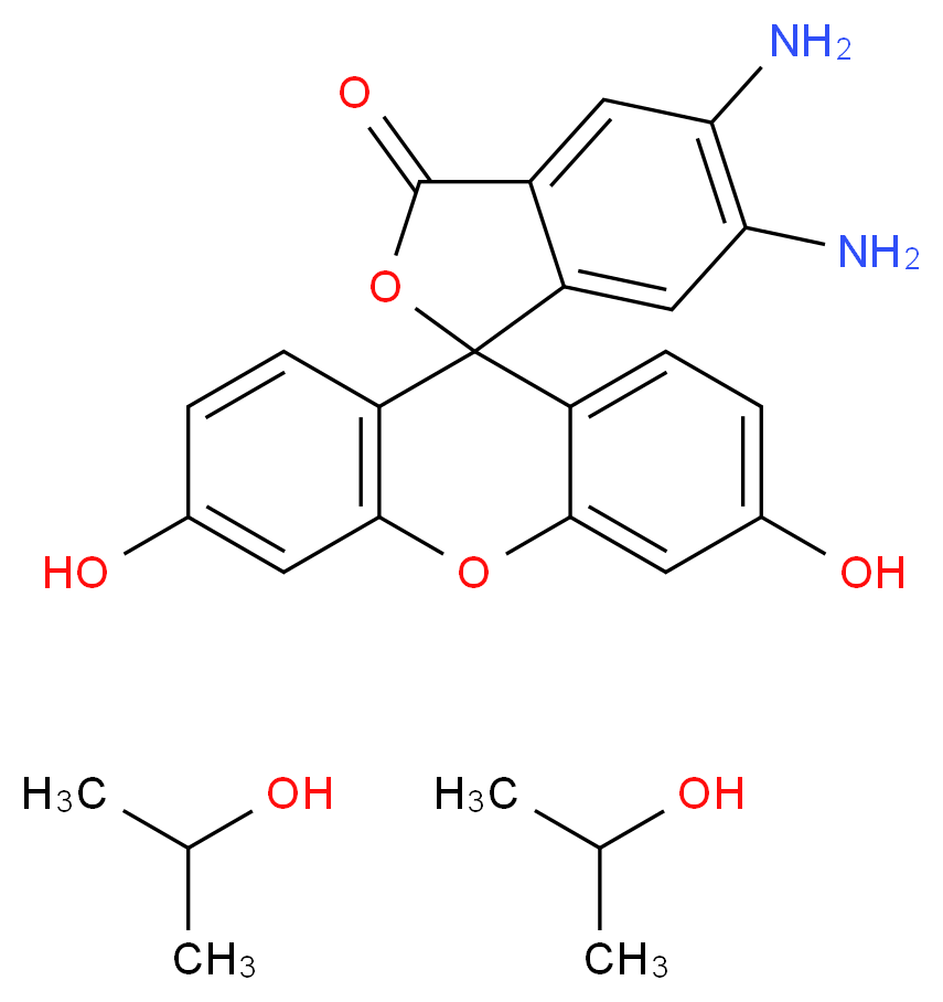 4,5-Diaminofluorescein-Isopropanol adduct (1:2)_Molecular_structure_CAS_205391-01-1(freebase))
