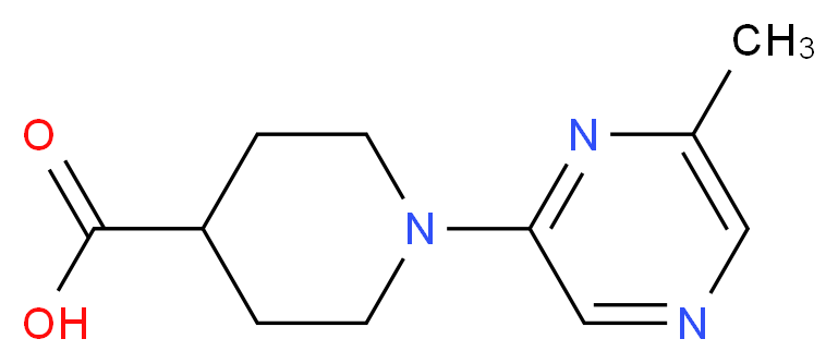 1-(6-methylpyrazin-2-yl)piperidine-4-carboxylic acid_Molecular_structure_CAS_886851-58-7)