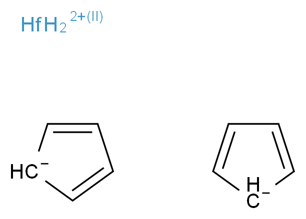 Bis(cyclopentadienyl)hafnium(IV) dihydride_Molecular_structure_CAS_68183-87-9)