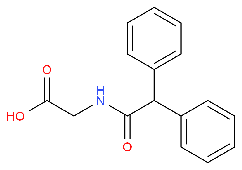 Diphenylacetylaminoacetic acid_Molecular_structure_CAS_65707-74-6)