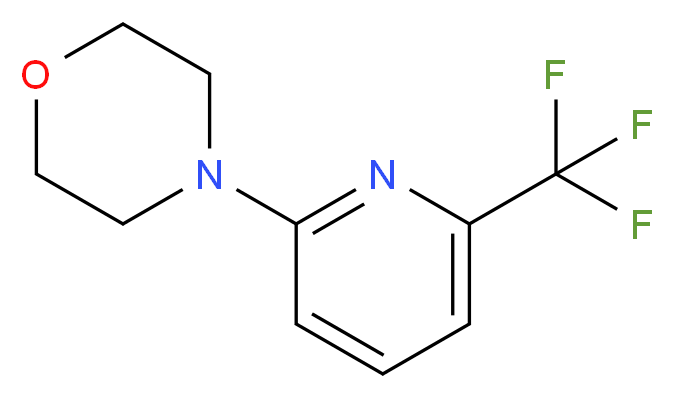 4-[6-(Trifluoromethyl)pyridin-2-yl]morpholine 97%_Molecular_structure_CAS_)