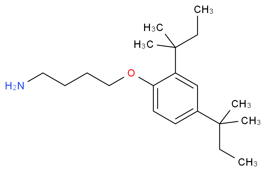 4-(2,4-Di-tert-pentylphenoxy)butan-1-amine_Molecular_structure_CAS_51959-14-9)