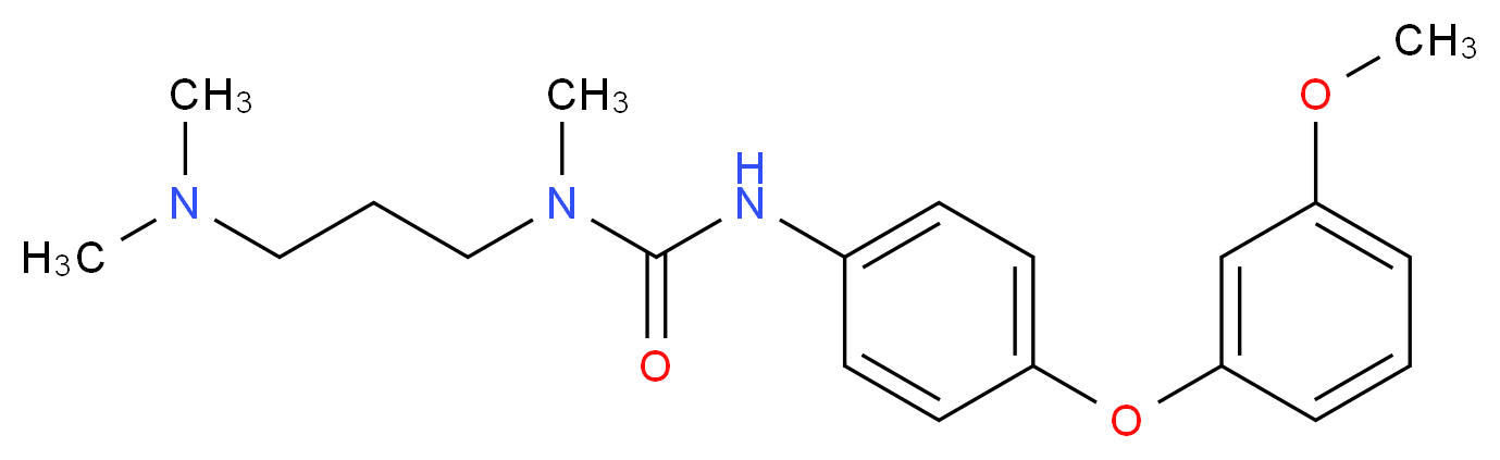 N-[3-(dimethylamino)propyl]-N'-[4-(3-methoxyphenoxy)phenyl]-N-methylurea_Molecular_structure_CAS_)