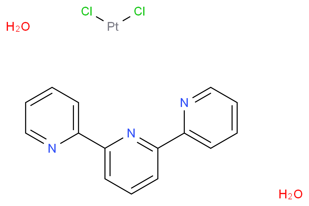 Dichloro(2,2′:6′,2′′-terpyridine)platinum(II) dihydrate_Molecular_structure_CAS_151120-25-1)