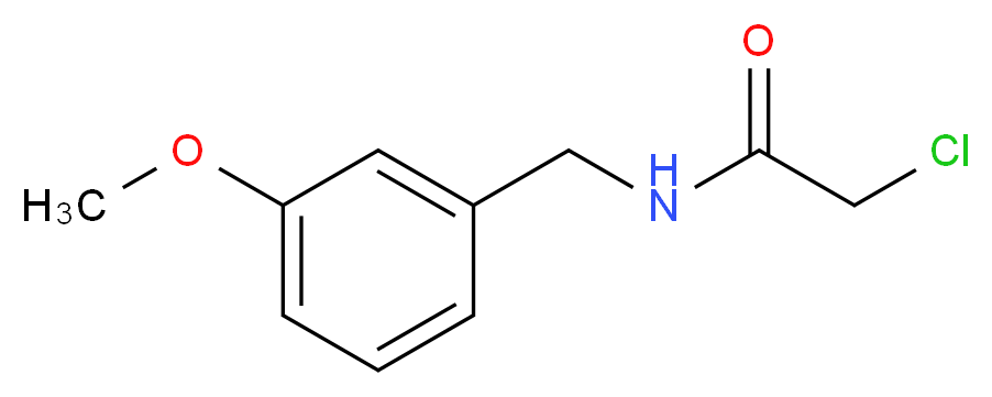 2-chloro-N-(3-methoxybenzyl)acetamide_Molecular_structure_CAS_40023-02-7)