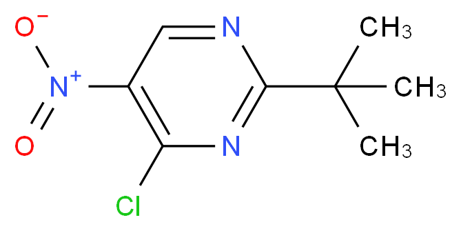 2-TERT-BUTYL-4-CHLORO-5-NITROPYRIMIDINE_Molecular_structure_CAS_)