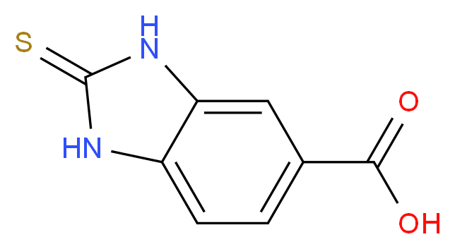2-thioxo-2,3-dihydro-1H-benzo[d]imidazole-5-carboxylic acid_Molecular_structure_CAS_)