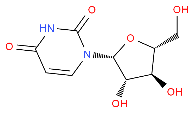 Uracil 1-β-D-arabinofuranoside_Molecular_structure_CAS_3083-77-0)