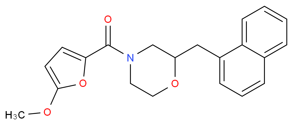 4-(5-methoxy-2-furoyl)-2-(1-naphthylmethyl)morpholine_Molecular_structure_CAS_)