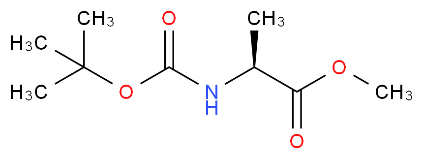 (S)-Methyl 2-((tert-butoxycarbonyl)aMino)propanoate_Molecular_structure_CAS_28875-17-4)