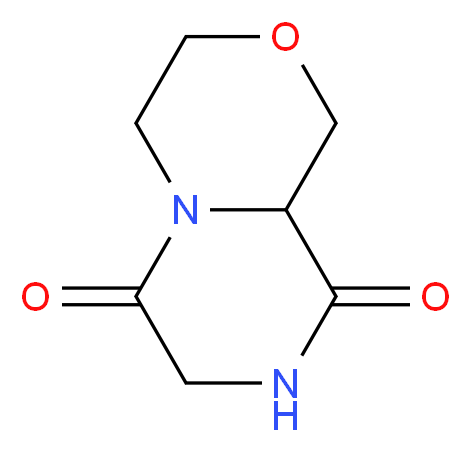 octahydropiperazino[2,1-c]morpholine-6,9-dione_Molecular_structure_CAS_)