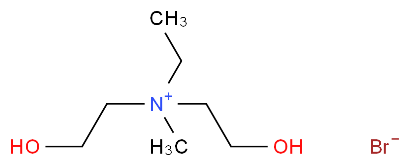 N-Ethyl-2-hydroxy-N-(2-hydroxyethyl)-N-methylethanaminium Bromide_Molecular_structure_CAS_70711-61-4)