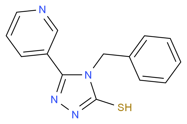 4-Benzyl-5-pyridin-3-yl-4H-[1,2,4]triazole-3-thiol_Molecular_structure_CAS_)