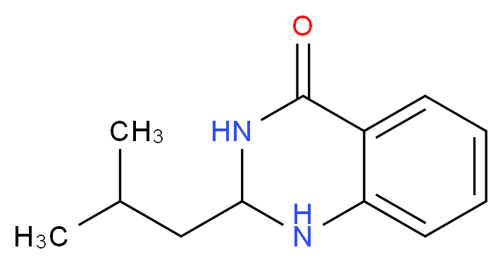 2-isobutyl-2,3-dihydroquinazolin-4(1H)-one_Molecular_structure_CAS_)