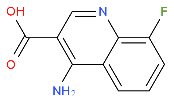 4-Amino-8-fluoroquinoline-3-carboxylic acid_Molecular_structure_CAS_)