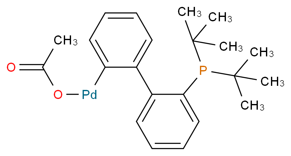 2-(2′-Di-tert-butylphosphine)biphenylpalladium(II) acetate_Molecular_structure_CAS_577971-19-8)