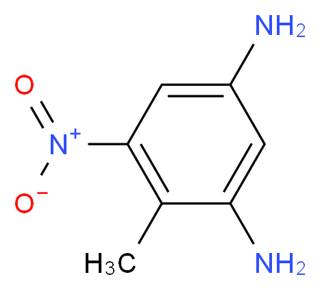 4-Methyl-5-nitrobenzene-1,3-diamine_Molecular_structure_CAS_6629-29-4)