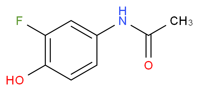 N-(3-fluoro-4-hydroxyphenyl)acetamide_Molecular_structure_CAS_)