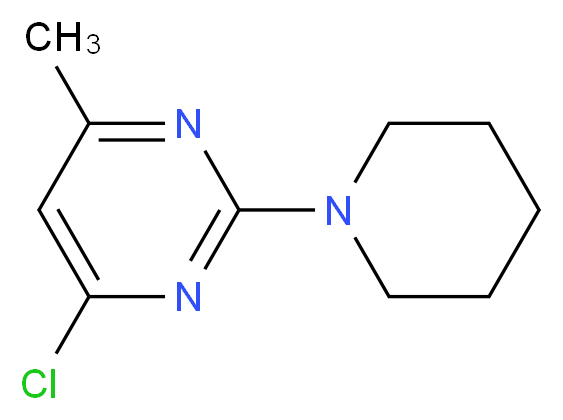 4-chloro-6-methyl-2-piperidin-1-ylpyrimidine_Molecular_structure_CAS_42487-70-7)