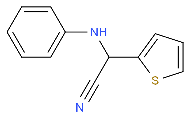 Phenylamino(thien-2-yl)acetonitrile_Molecular_structure_CAS_81994-43-6)