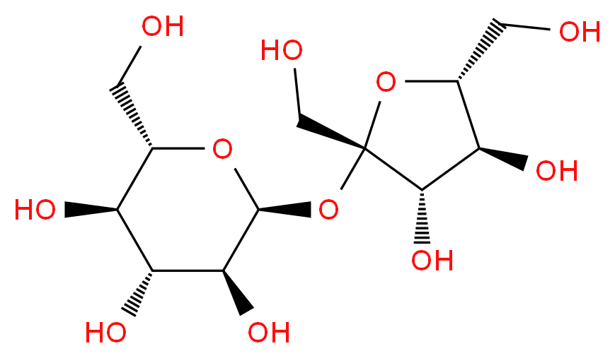 CAS_57-50-1 molecular structure