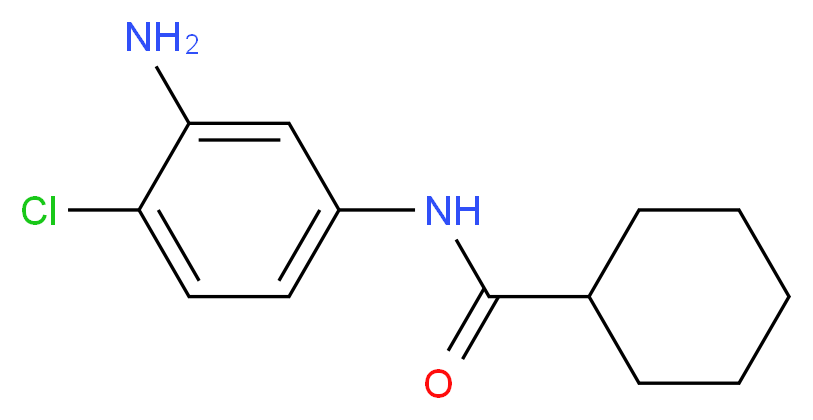 N-(3-Amino-4-chlorophenyl)cyclohexanecarboxamide_Molecular_structure_CAS_)