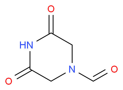 3,5-dioxopiperazine-1-carbaldehyde_Molecular_structure_CAS_)