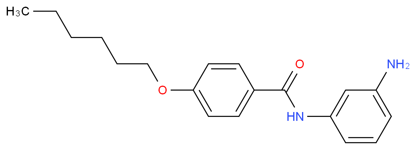 N-(3-Aminophenyl)-4-(hexyloxy)benzamide_Molecular_structure_CAS_)