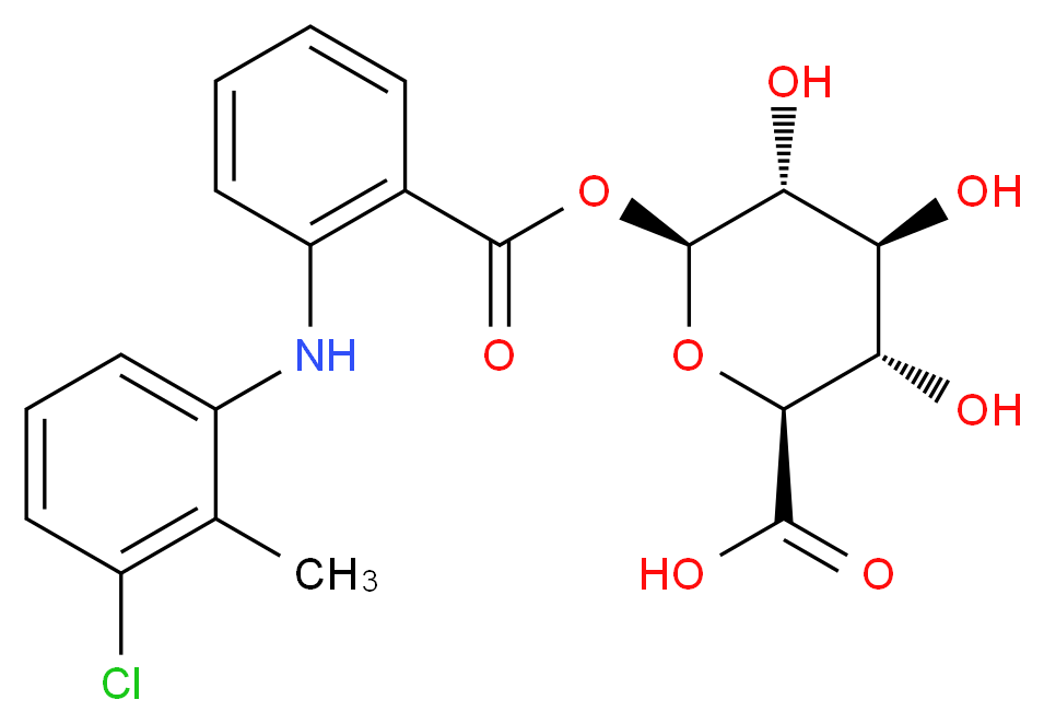 Tolfenamic Acid Acyl-β-D-Glucuronide _Molecular_structure_CAS_77605-75-5)