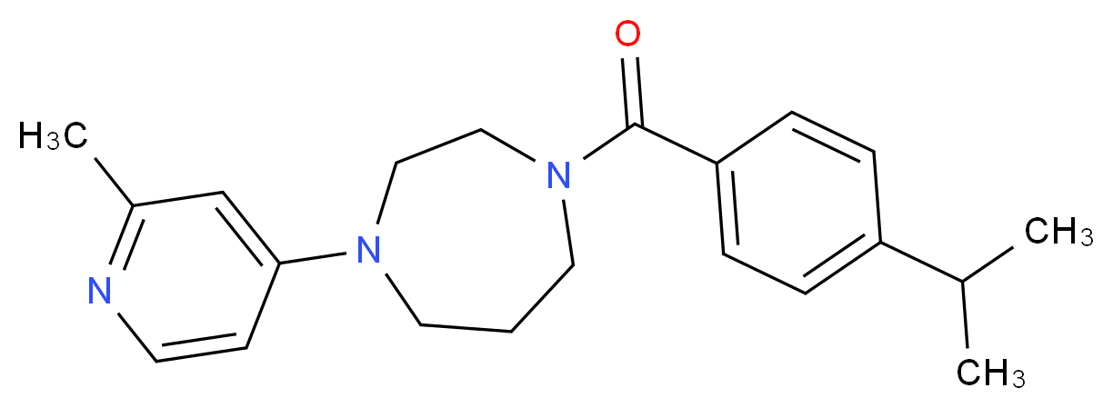 1-(4-isopropylbenzoyl)-4-(2-methyl-4-pyridinyl)-1,4-diazepane_Molecular_structure_CAS_)
