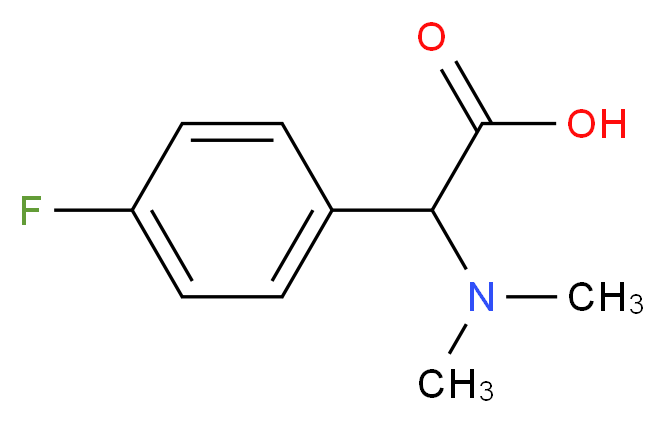 Dimethylamino-(4-fluoro-phenyl)-acetic acid_Molecular_structure_CAS_)