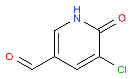 5-Chloro-6-oxo-1,6-dihydro-3-pyridinecarbaldehyde_Molecular_structure_CAS_)