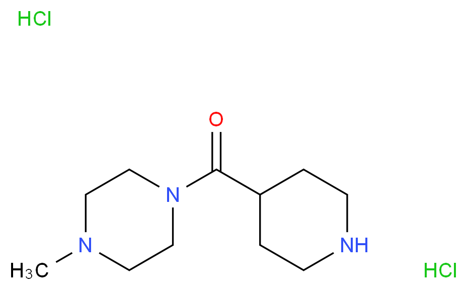 (4-Methylpiperazin-1-yl)piperidin-4-yl-methanone dihydrochloride_Molecular_structure_CAS_63214-56-2)