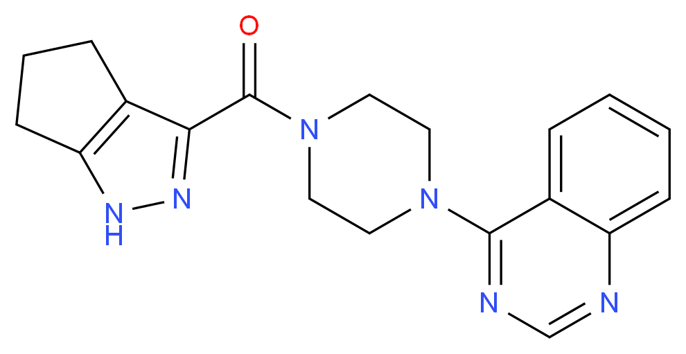 4-[4-(1,4,5,6-tetrahydrocyclopenta[c]pyrazol-3-ylcarbonyl)-1-piperazinyl]quinazoline_Molecular_structure_CAS_)