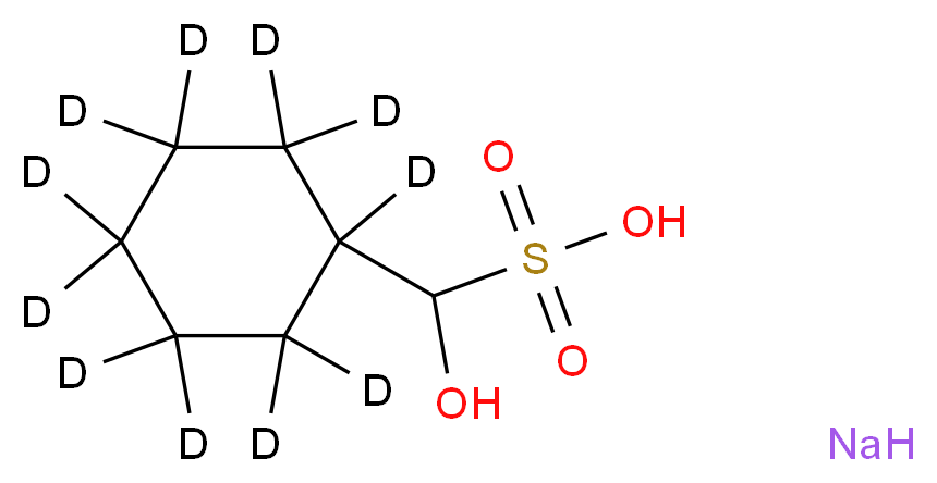 α-Hydroxy-cyclohexanemethanesulfonic Acid-d11 Sodium Salt_Molecular_structure_CAS_)