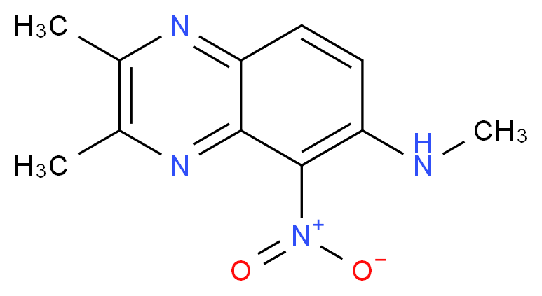 N,2,3-Trimethyl-5-nitro-6-quinoxalinamine_Molecular_structure_CAS_107095-00-1)