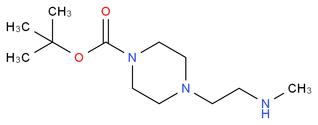 tert-butyl 4-[2-(methylamino)ethyl]piperazine-1-carboxylate_Molecular_structure_CAS_539822-98-5)