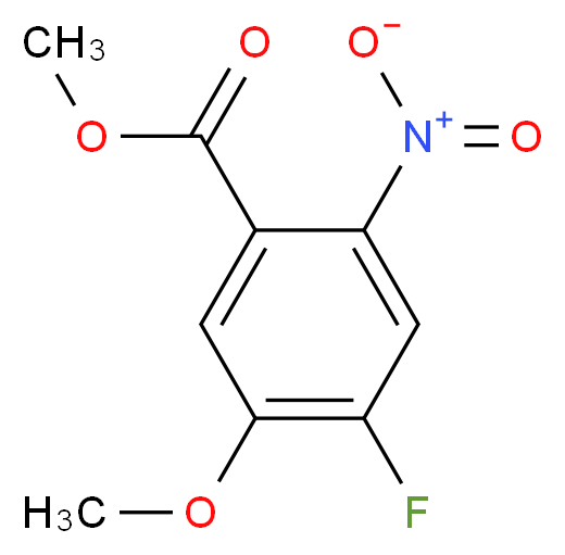 Methyl 4-fluoro-5-methoxy-2-nitrobenzoate_Molecular_structure_CAS_159768-50-0)