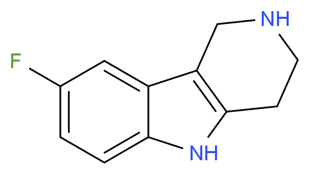 8-Fluoro-2,3,4,5-tetrahydro-1H-pyrido[4,3-b]indole_Molecular_structure_CAS_39876-39-6)