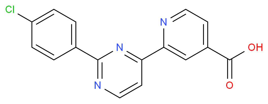 2-[2-(4-chlorophenyl)pyrimidin-4-yl]isonicotinic acid_Molecular_structure_CAS_)