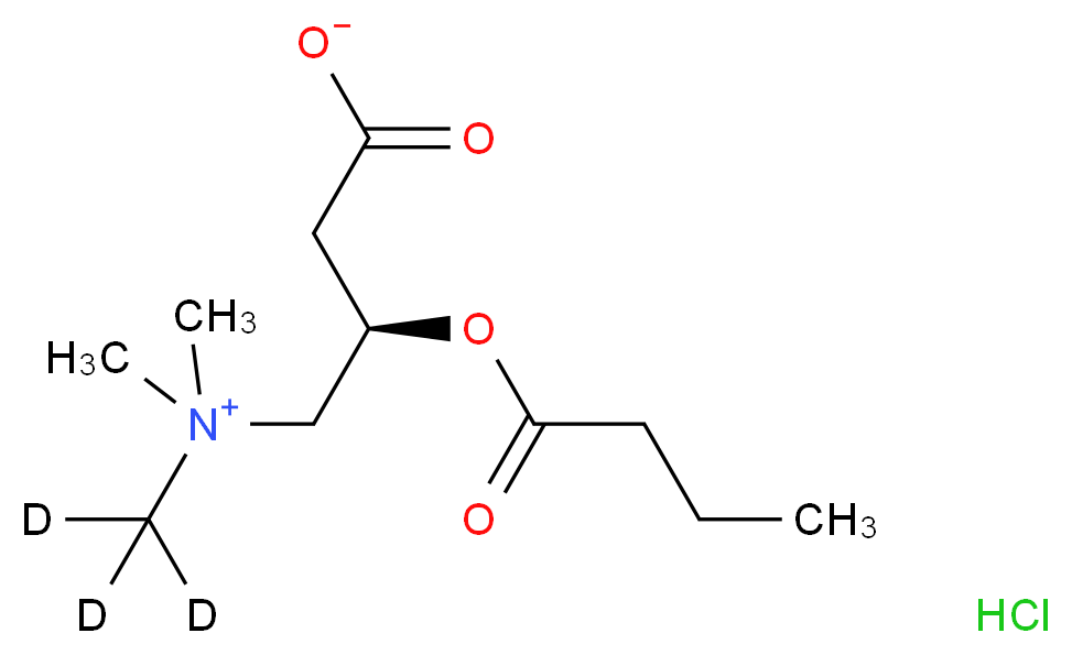 Butyryl-L-carnitine-(N-methyl-d3) hydrochloride_Molecular_structure_CAS_)