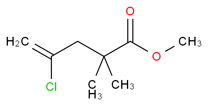 Methyl 4-chloro-2,2-dimethyl-4-pentenoate_Molecular_structure_CAS_86799-85-1)