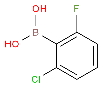 2-Chloro-6-fluorobenzeneboronic acid 97%_Molecular_structure_CAS_313545-32-3)