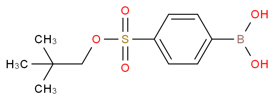 4-[(2,2-Dimethylpropoxy)sulphonyl]benzeneboronic acid 98%_Molecular_structure_CAS_)